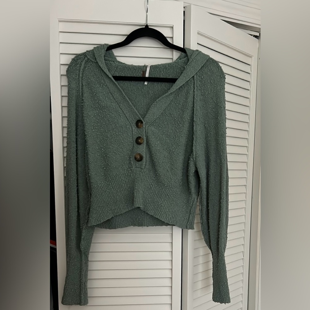 Free People Cropped Sweater